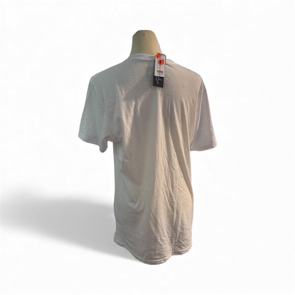 Thank You For Being Kind” Smiley Graphic Tee – White & Blue Size M - Picture 2 of 5